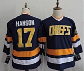 Youth Hanson Brothers #17 Steve Hanson Blue Winter Classic Stitched Movie Jersey,baseball caps,new era cap wholesale,wholesale hats